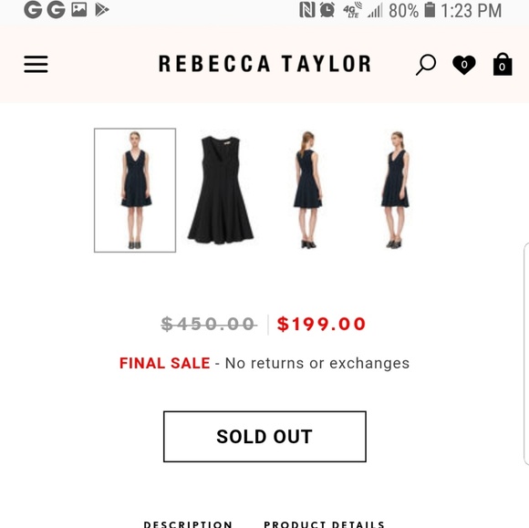 Rebecca Taylor Sleeveless Diamond Texture Dress - Picture 8 of 8